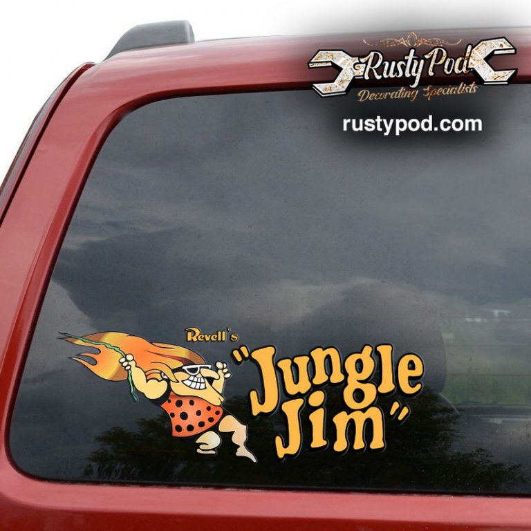 Jungle jim dragster Funny Car Drag racing legend sticker 11611 ...