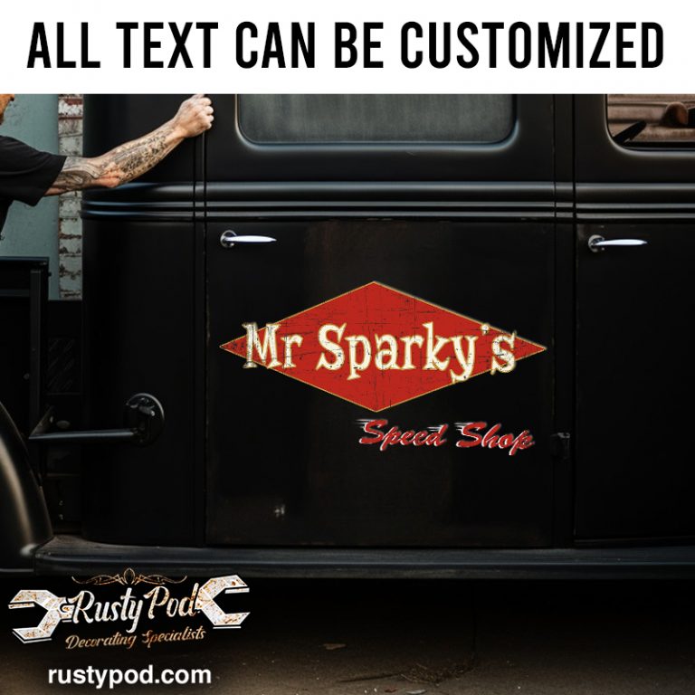 Personalized Simple Personalized simple lettering sticker 11670 - Rustypod Store