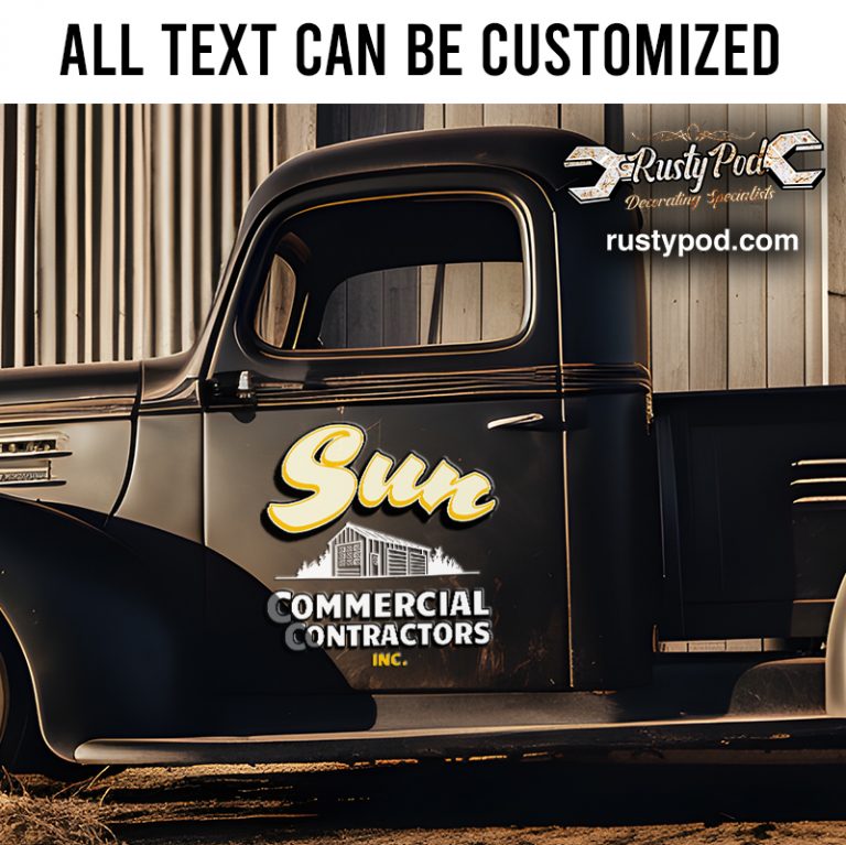Contractor Stickers personalized commercial contractor sticker 11966 - Rustypod Store
