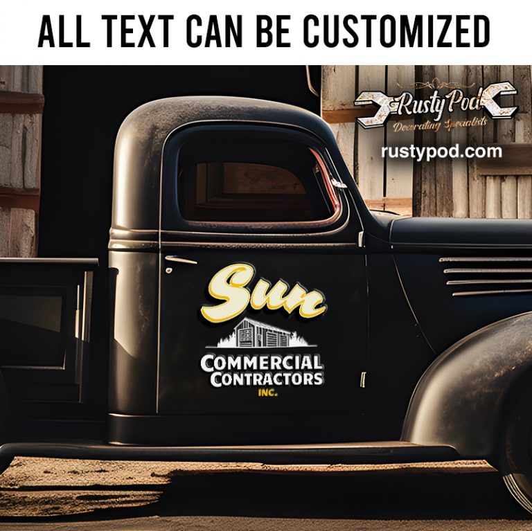 Contractor Stickers personalized commercial contractor sticker 11966 - Rustypod Store