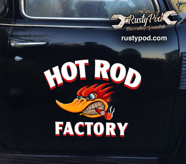 personalized hot rod factory | hot rod bird | kustom kulture vinyl ...