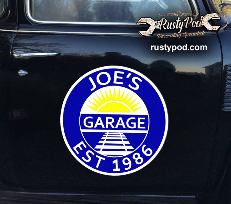 Personalized RAILROAD LOGO sticker 11392 - Rustypod Store