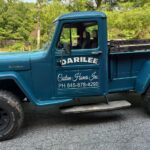 personalized old school lettering decal for truck garage lettering sticker 12171