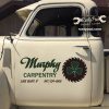 personalized carpenter woodworking sign lettering sticker 12251 ...