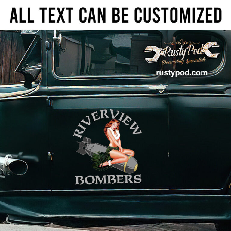 personalized nose art hand paint ww2 lettering pinup girl lettering ...