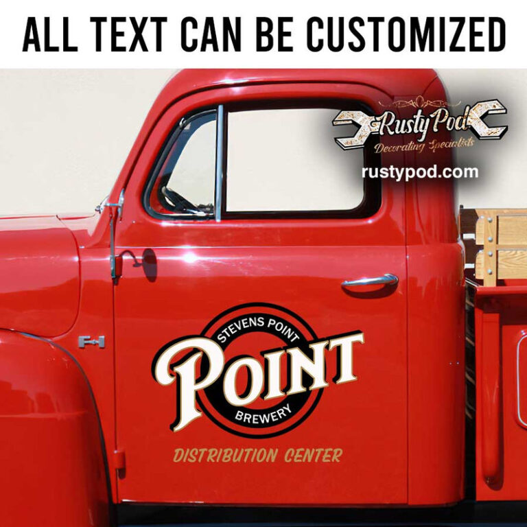 Order Distribution Sticker personalized distribution company sign brewery sign vintage pickup ...