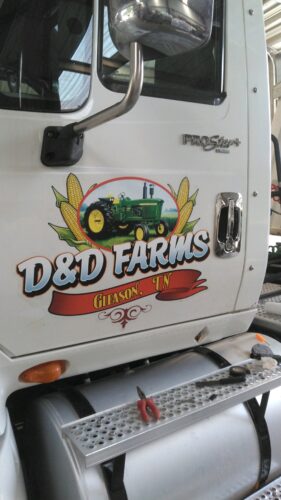 Personalized farm truck lettering vinyl sticker 10886 photo review