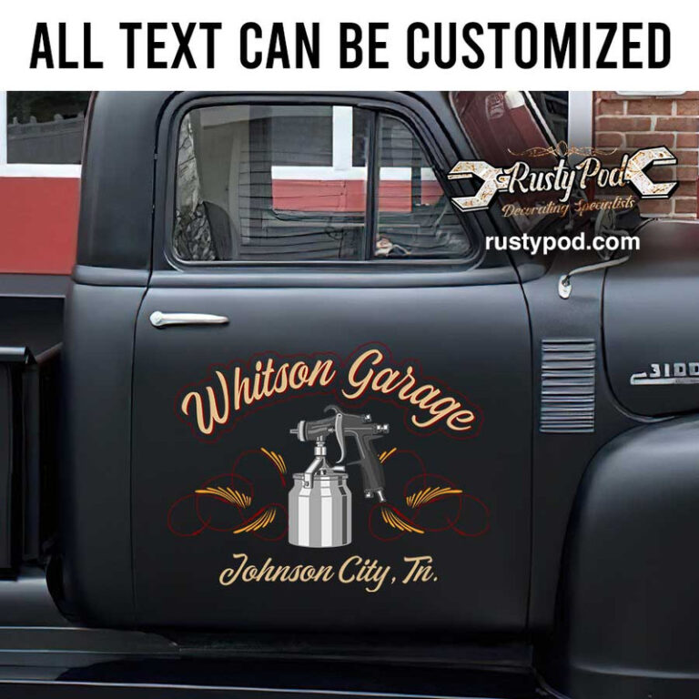 personalized body shop door sign shop truck door sign colision garage ...