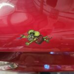 Personalized rat fink hot rod sticker 11471