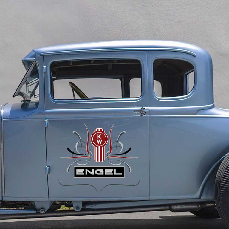 personalized k whooper kenworth pinstriping sign truck graphix sticker ...