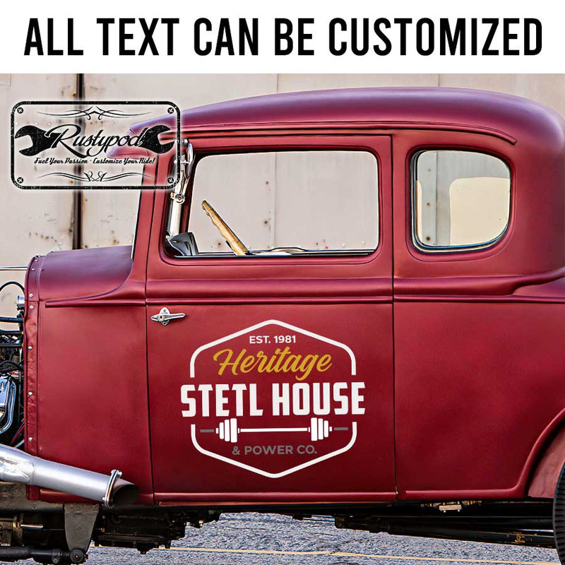 personalized gym club door sign body shop lettering hand paint door sign skull lettering sticker 13401