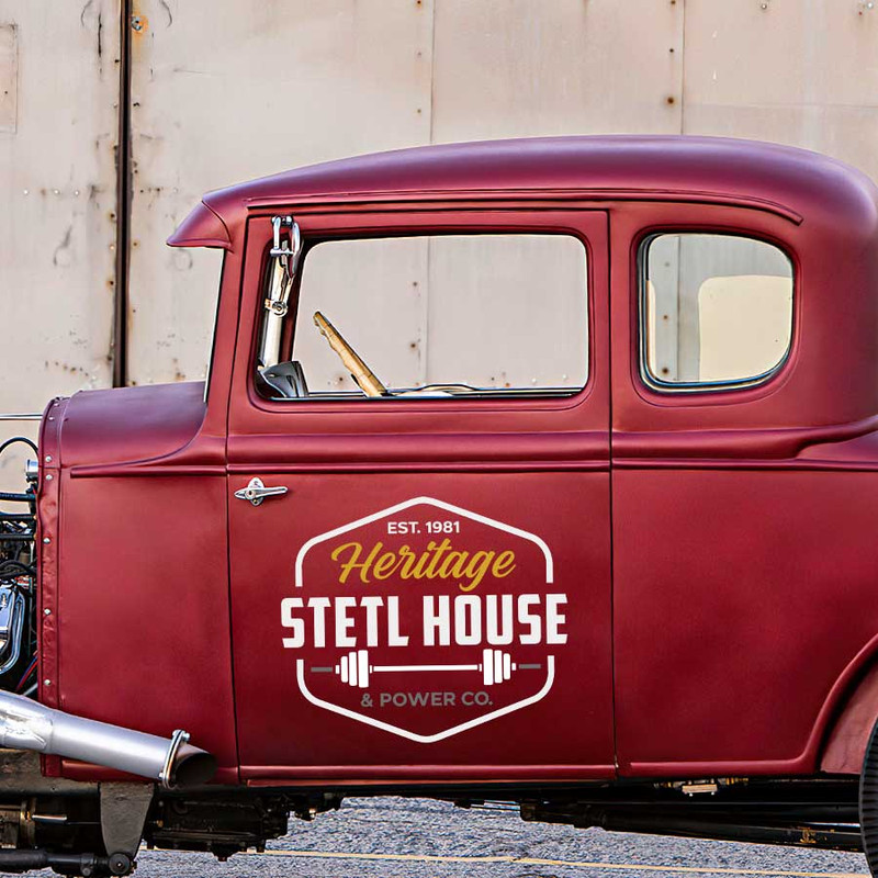 personalized gym club door sign body shop lettering hand paint door sign skull lettering sticker 13401 - Image 3