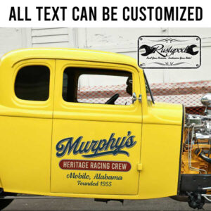 personalized racing car lettering company door sign vehicle lettering garage lettering sticker 13415