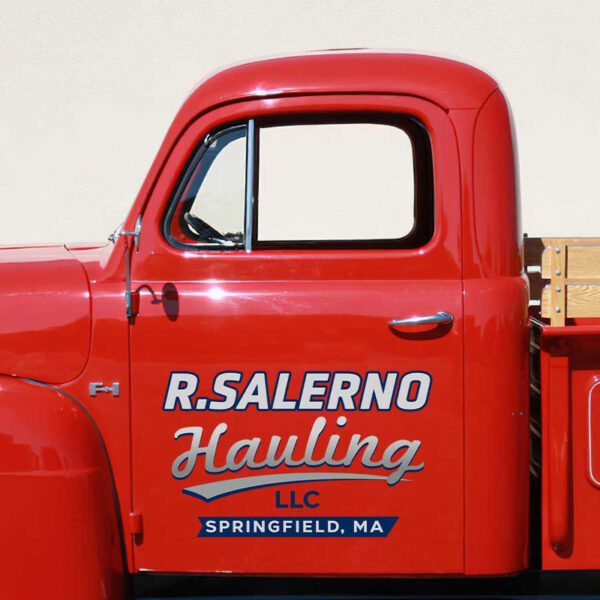 personalized transport company hauling sign truck graphics sticker 13418 - Image 3