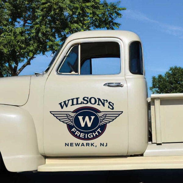 personalized hauling company sign transport company lettering truck graphics sticker 13419 - Image 3