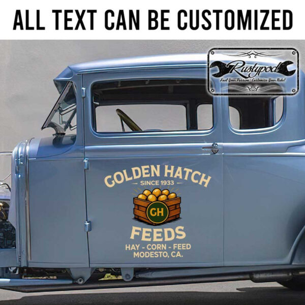 personalized farm lettering truck graphics car lettering sticker 13432 - Image 2