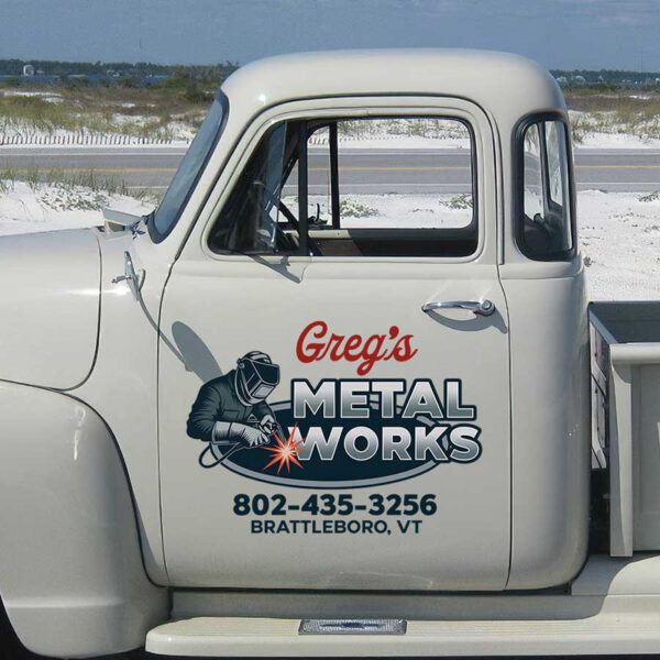 personalized welding metal work lettering vehicle lettering car lettering sticker 13440 - Image 3