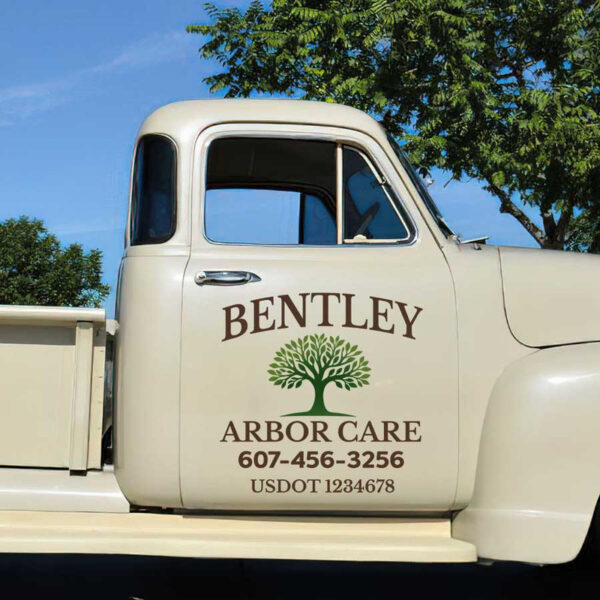 personalized tree service landscape lettering sign us dot lettering sign sticker 13441 - Image 3