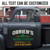 personalized shamrock lettering lucky customs garage lettering horseshoe lettering sticker 13443
