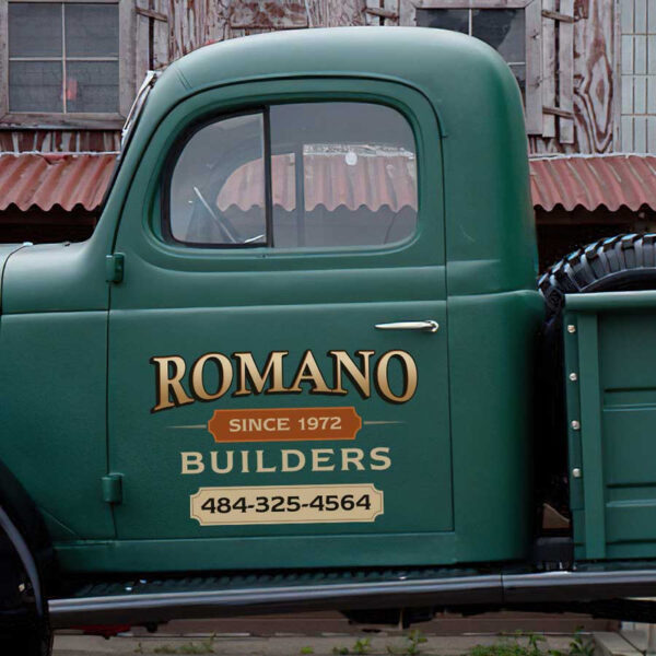 personalized builder company construction lettering sticker 13456 - Image 3