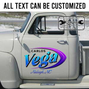personalized company lettering transport lettering logistic company sign sticker 13477