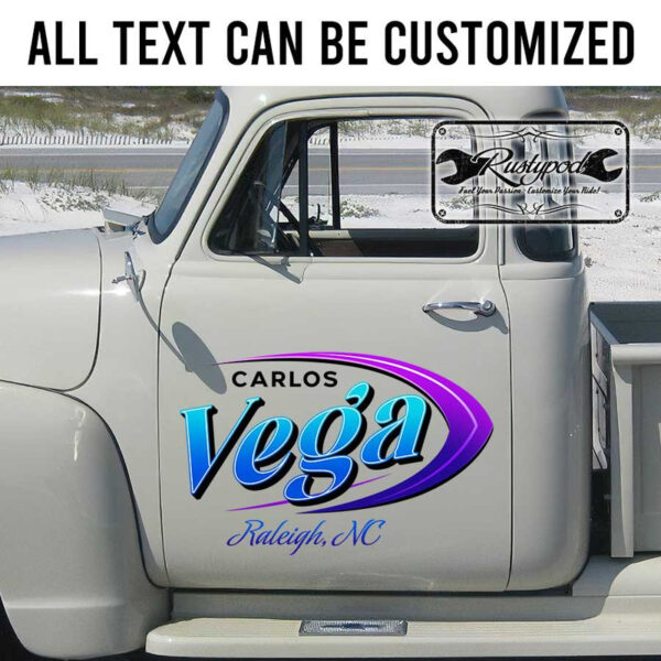 personalized company lettering transport lettering logistic company sign sticker 13477