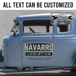 personalized truck graphics transport company sign logistic company lettering sign writing sticker 13478