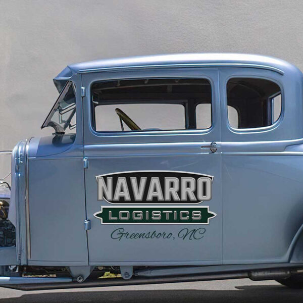 personalized truck graphics transport company sign logistic company lettering sign writing sticker 13478 - Image 3