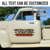 personalized builder company construction lettering sticker 13480