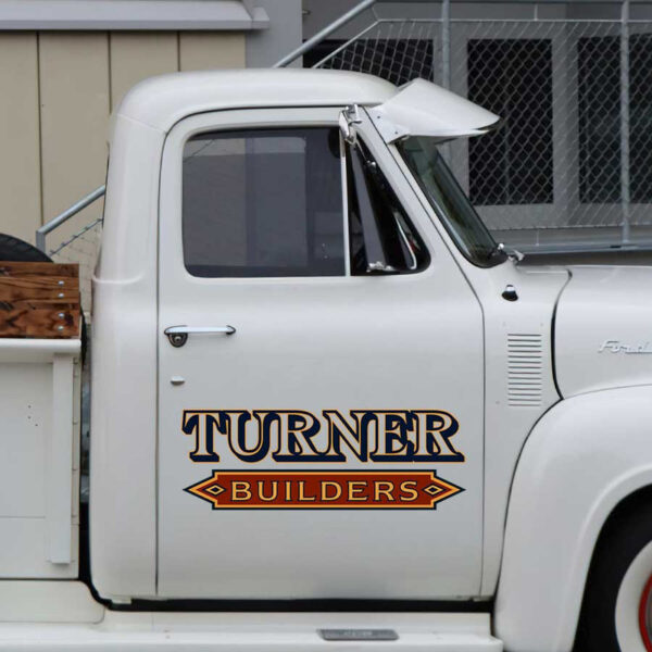 personalized builder company construction lettering sticker 13480 - Image 3