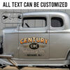 personalized recovery service garage towing truck company sign company sign sticker 13481