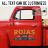 personalized company sign vehicle lettering car lettering decal truck graphics sticker 13482