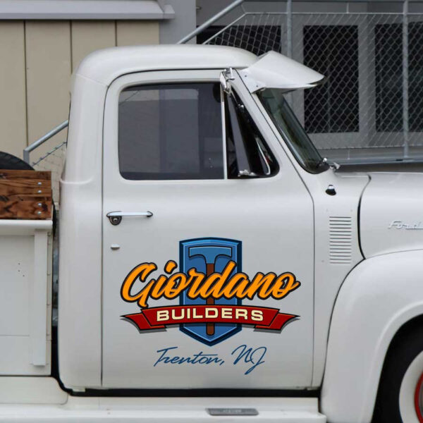 personalized builder company construction lettering sticker 13483 - Image 3