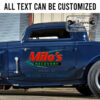 personalized company door sign truck graphics logistic company lettering transport company sign sticker 13484