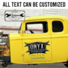 personalized company door sign truck graphics logistic company lettering transport company sign sticker 13485