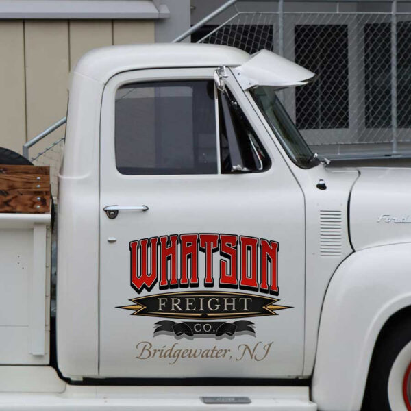 personalized freight company sign truck graphics car lettering sticker 13486 - Image 3