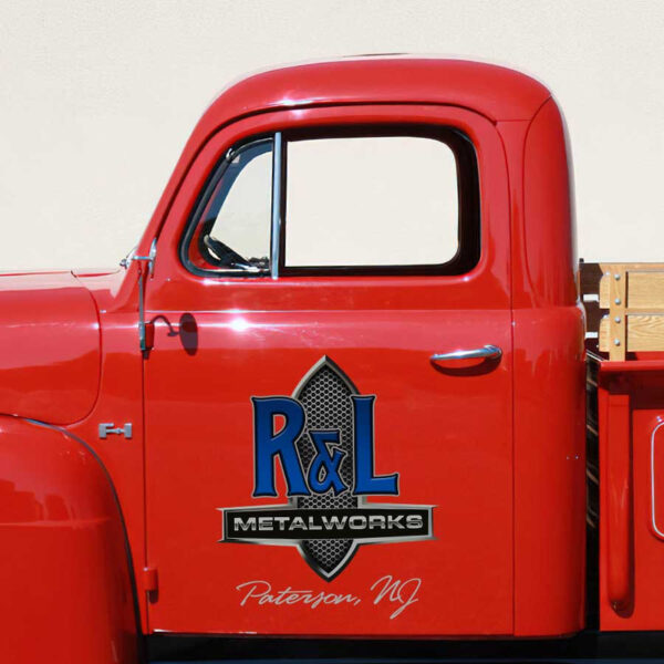 personalized metalworks company lettering sign welding company sign truck graphics sticker 13489 - Image 3