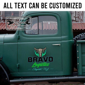 personalized buffalo logo logistic company sign truck graphics trailer lettering transport company sign sticker 13493