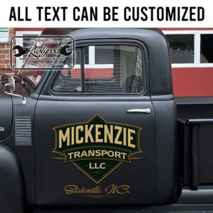 personalized transport company lettering sign logistic company sign truck graphics sticker 13495