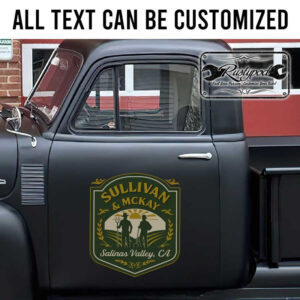 personalized farm lettering agriculture lettering tractor decal sticker 13516