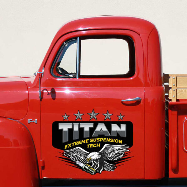 personalized garage lettering suspension and eagle lettering sticker 13517 - Image 3
