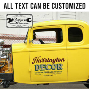 personalized company lettering vehicle lettering commerial car lettering sticker 13518