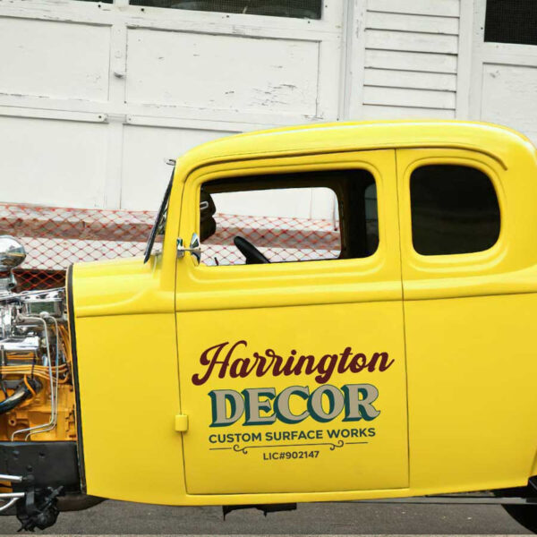 personalized company lettering vehicle lettering commerial car lettering sticker 13518 - Image 3