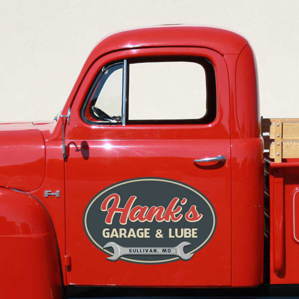 personalized wrench garage sign shop truck door art kustom kulture sticker 13524 - Image 3