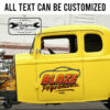 personalized performance garage lettering vehicle lettering car door sign sticker 13530