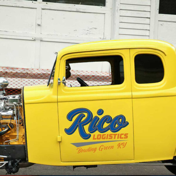 personalized logistic company lettering sign sign truck graphix trucking lettering sticker 13532 - Image 3