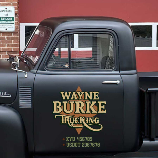 personalized trucking graphics us dot lettering commercial truck lettering sticker 13534 - Image 3