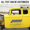 personalized truck graphics company lettering vehicle lettering sticker 13535