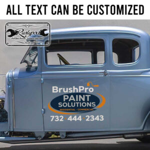 personalized paint solution company sign commercial truck graphics sticker 13539
