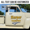 personalized transport company sign truck graphics trucking company sign sticker 13547